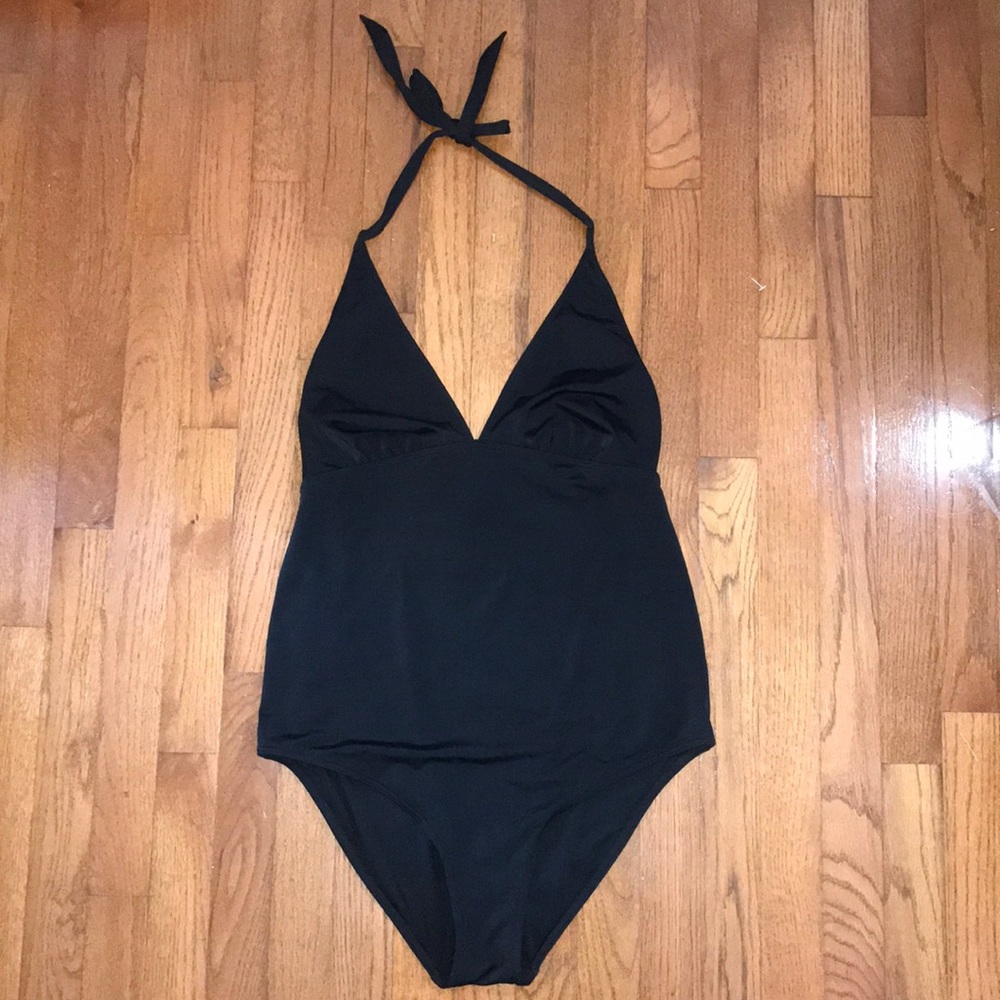 TOPSHOP One Piece Swimsuit Black